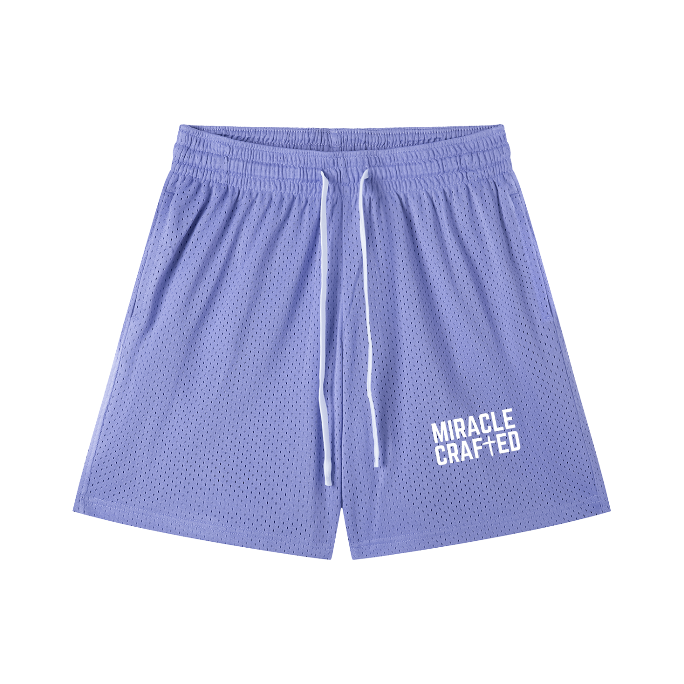 "Vertical Mark" Mesh Shorts