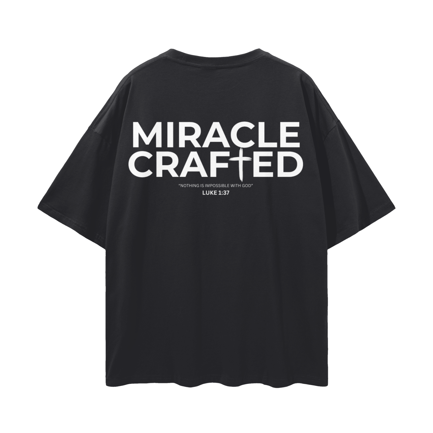 "Crafted Cross" Signature Fit Tee — Dark