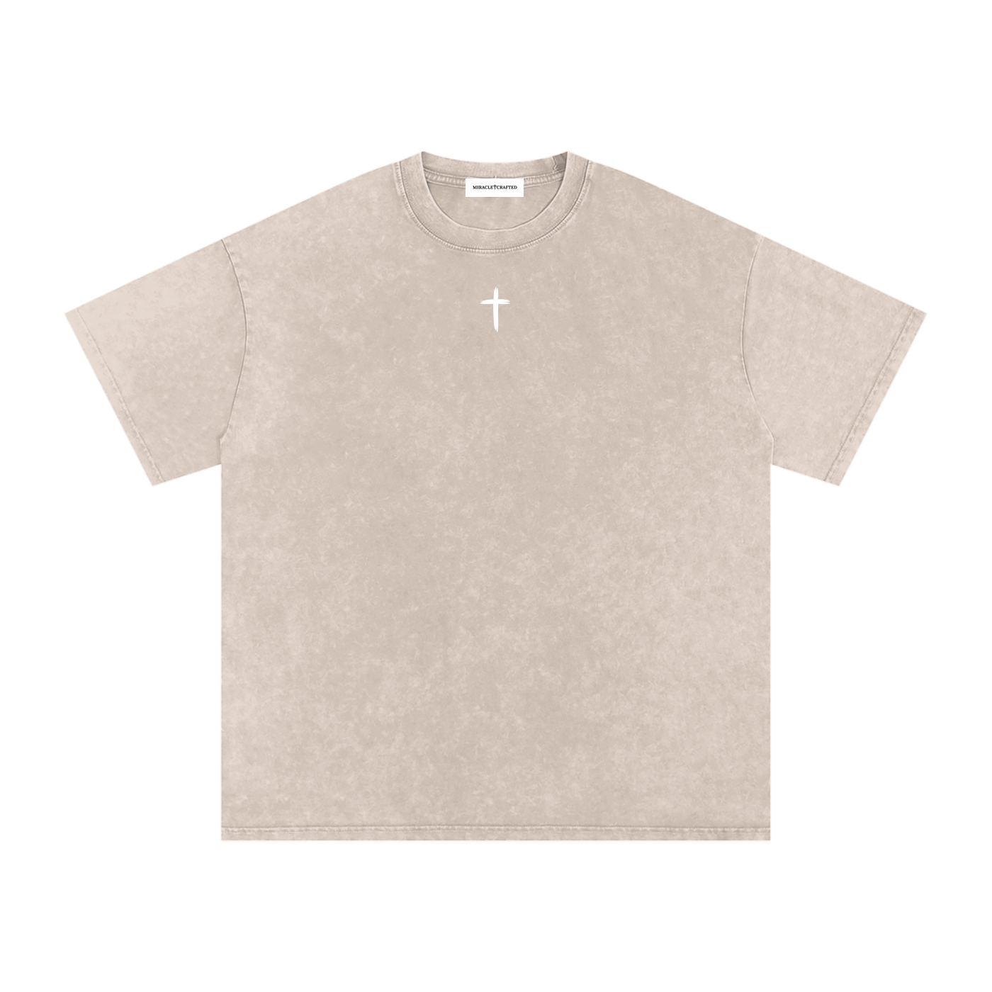 "The Foundation" Snow-Washed Oversized Tee
