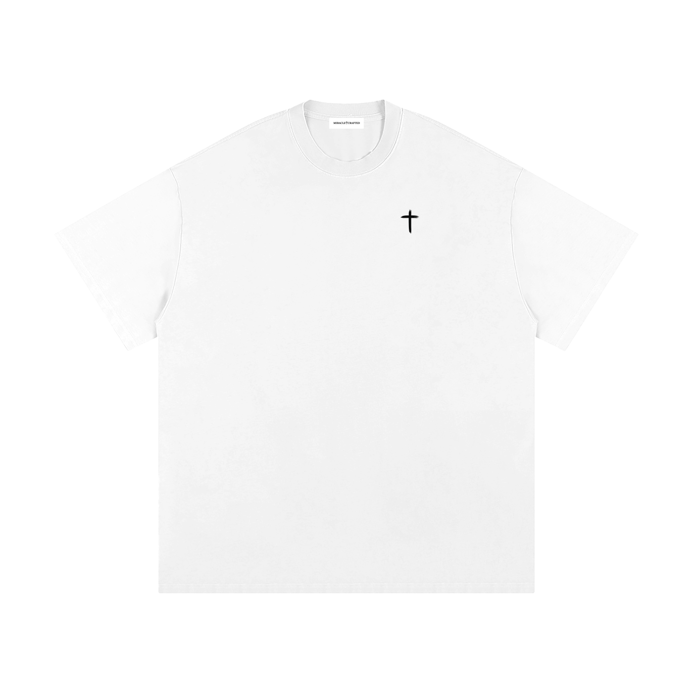 "Miracle Crafted" Oversized Heavyweight Tee — Light