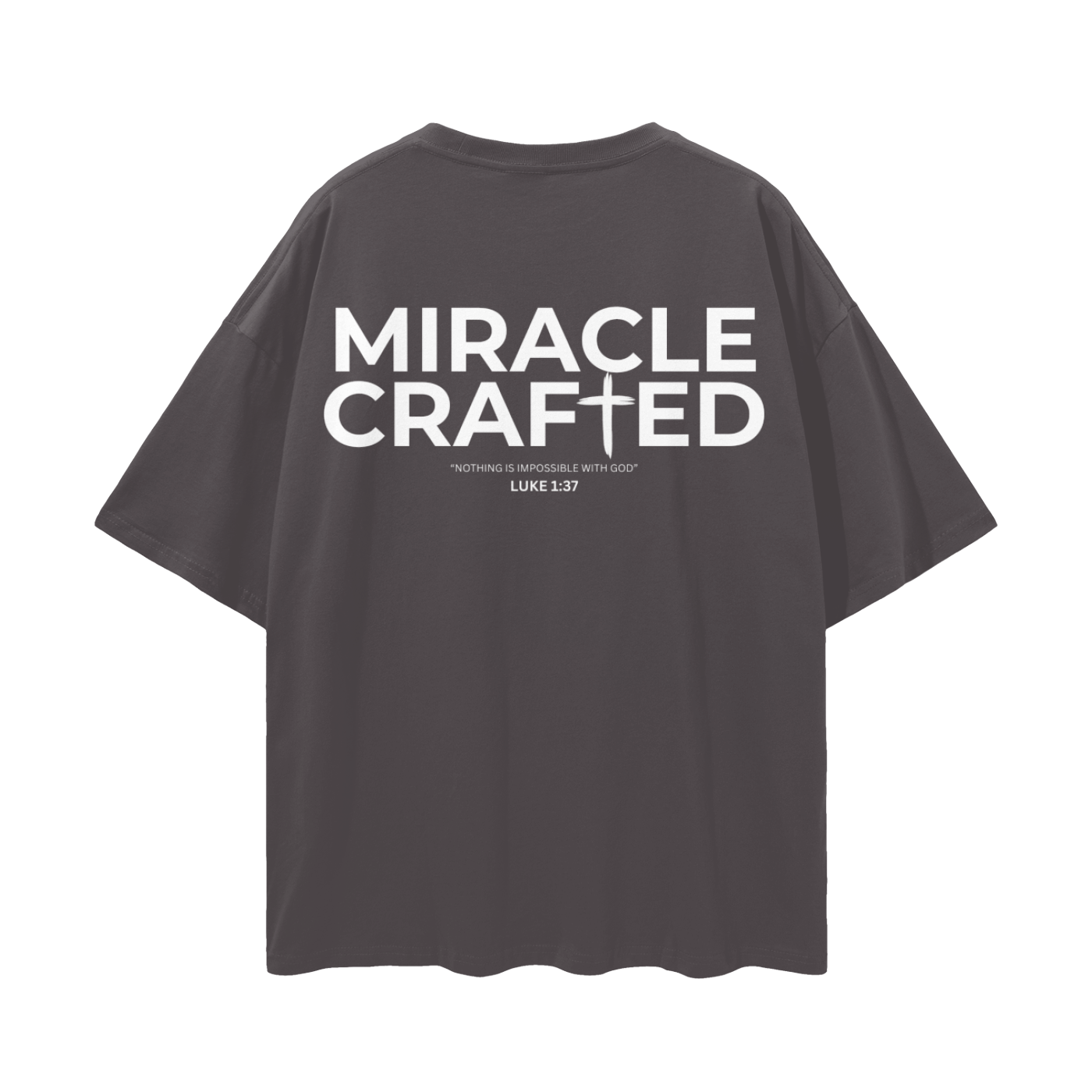 "Crafted Cross" Signature Fit Tee — Dark