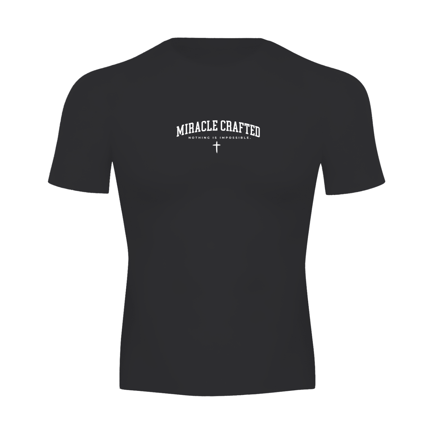 "REBUILT" Compression Tee — Black