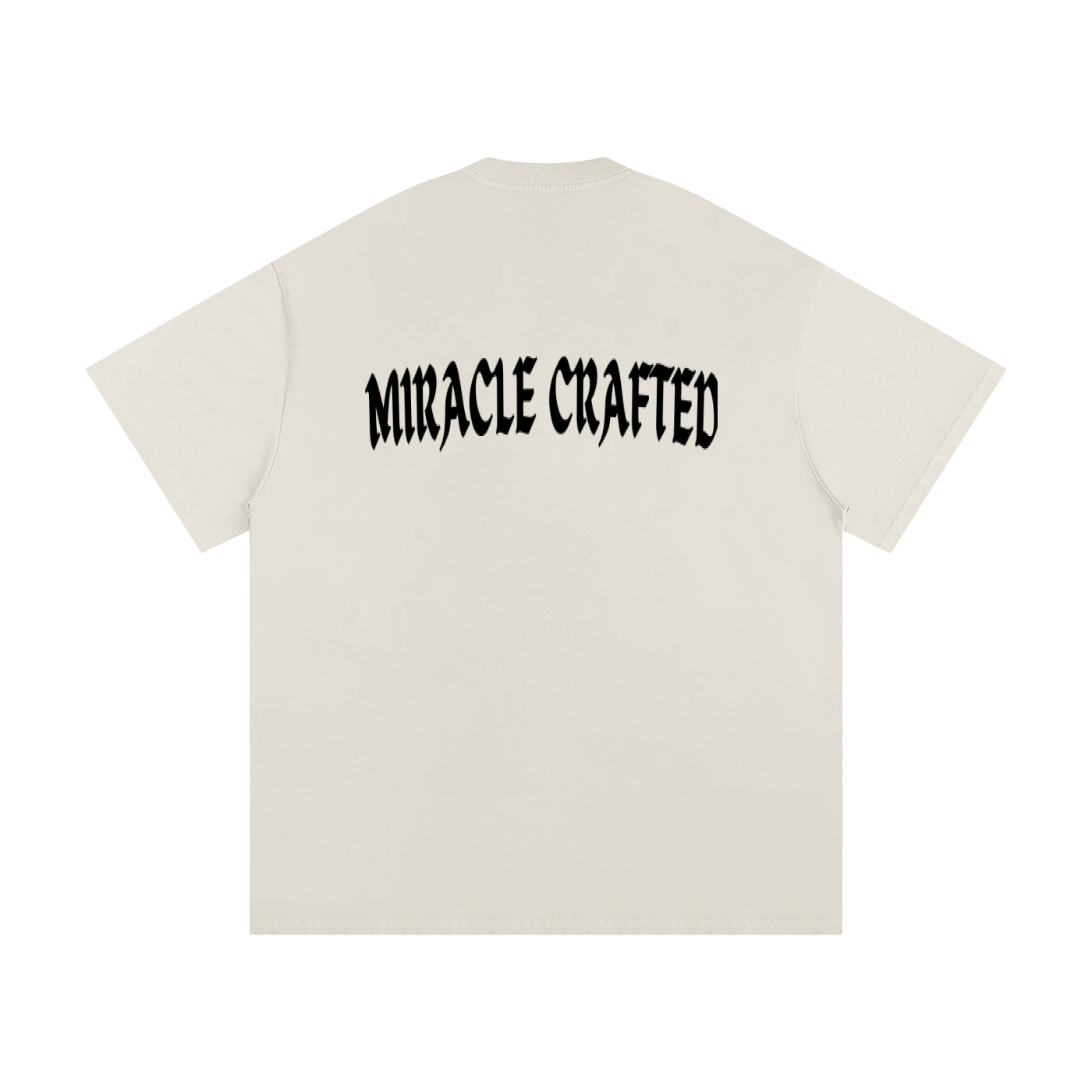 "Miracle Crafted" Oversized Heavyweight Tee — Light