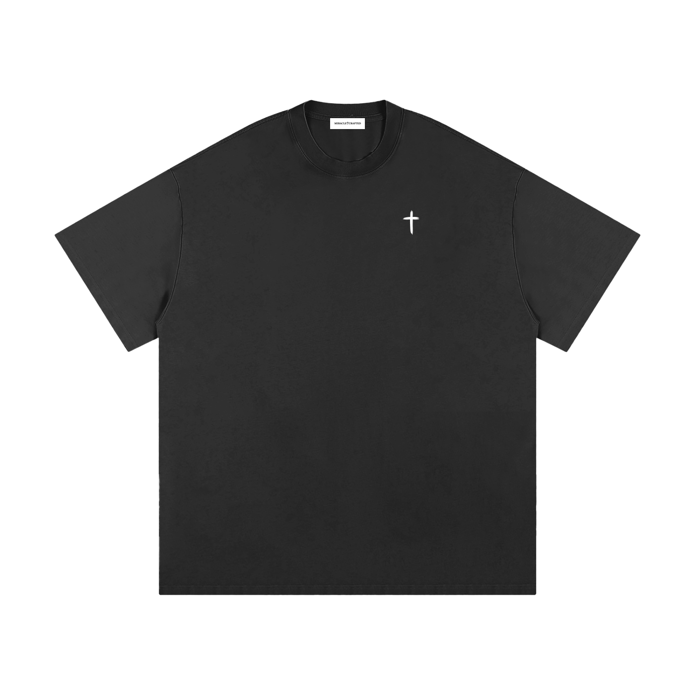 "All For Him" Oversized Heavyweight Tee — Dark