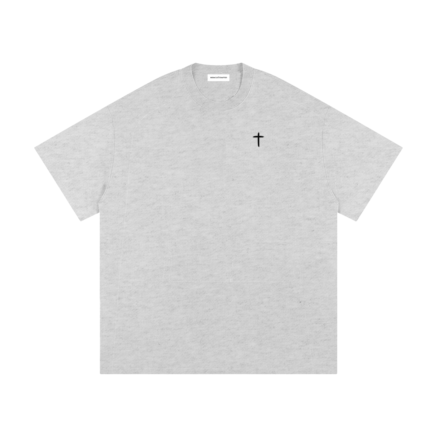 "Miracle Crafted" Oversized Heavyweight Tee — Light