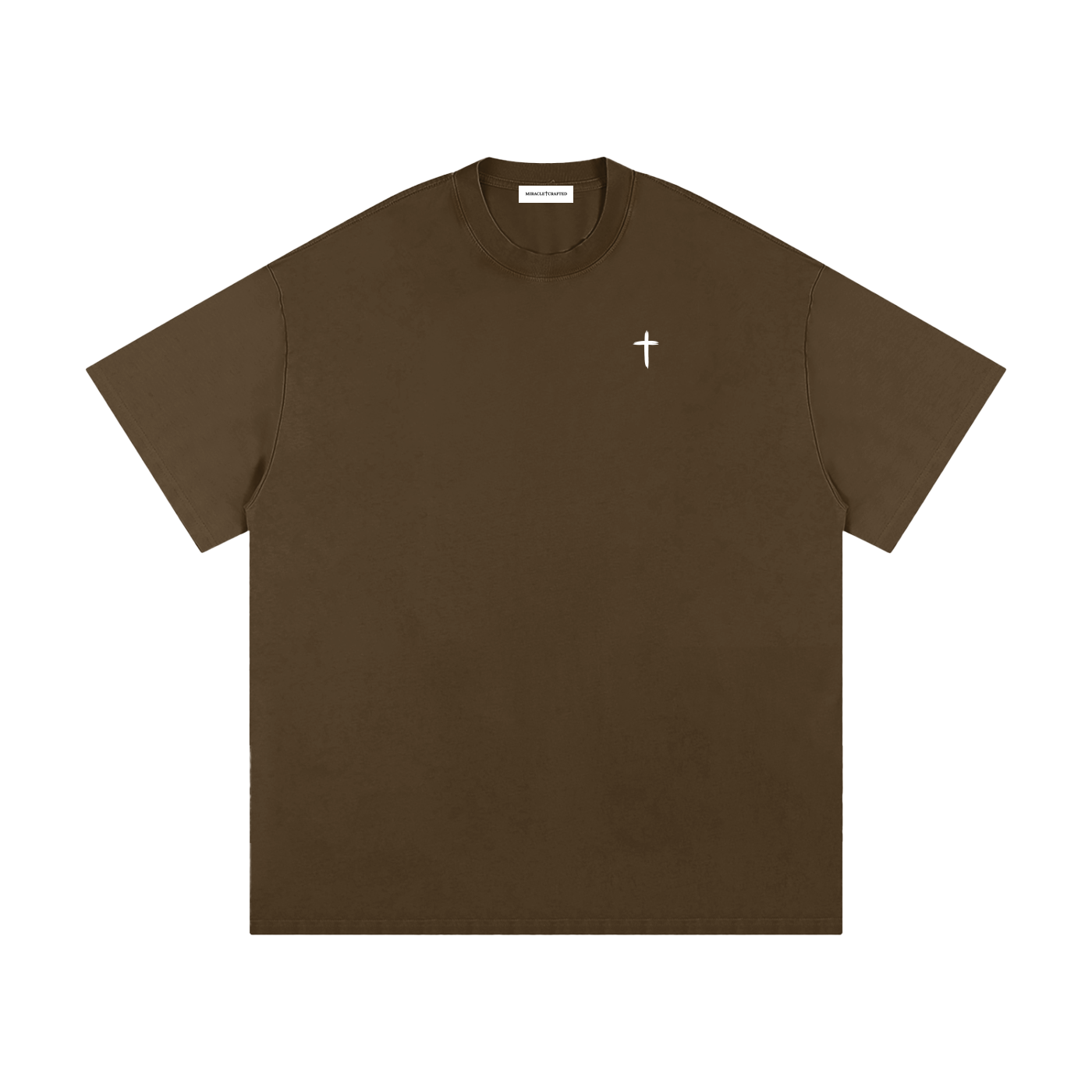 "All For Him" Oversized Heavyweight Tee — Dark